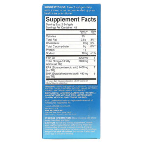 Viva Naturals Omega-3 Fish Oil Triple Strength 90 Softgels 3 Thành phần vi chất của Viva Naturals Omega-3 Fish Oil Triple Strength 90 Softgels 701722747951
