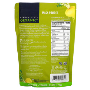 Thành phần vi chất của Viva Naturals Organic Gelatinized Maca Powder 1 lb (454 g) 700465936745