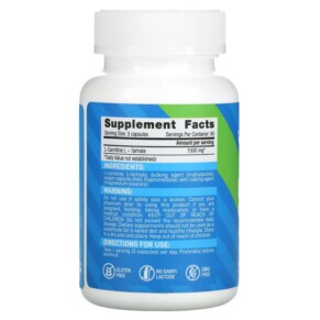 Thành phần vi chất của Vplab L-Carnitine 500 mg 90 Capsules 850020814022