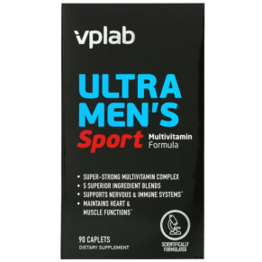 Thực phẩm chức năng Vplab Ultra Men’s Sport Multivitamin Formula 90 Caplets 860003541302