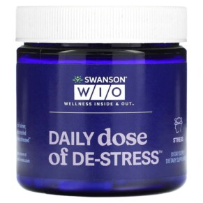 Thực phẩm chức năng Wellness Inside & Out Daily Dose of De-Stress 30 Capsules 840317300055
