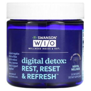 Thực phẩm chức năng Wellness Inside & Out Digital Detox: Rest Reset & Refresh 30 Softgels 840317300079