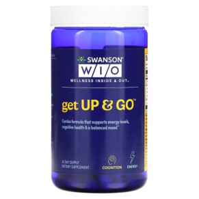 Thực phẩm chức năng Wellness Inside & Out Get Up & Go 60 Vegetarian Capsules 840317300154
