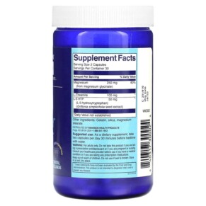 Thành phần vi chất của Wellness Inside & Out Long Day Self-Recovery 60 Capsules 840317300024