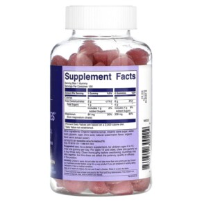 Thành phần vi chất của Wellness Inside & Out MagnesiUMMIES Watermelon 120 Gummies 840317300222