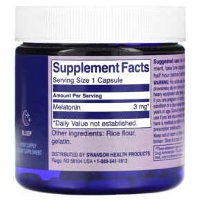 Thành phần vi chất của Wellness Inside & Out Melatonin 101 30 Capsules 840317300178