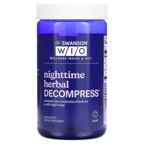Thực phẩm chức năng Wellness Inside & Out Nighttime Herbal Decompress 30 Capsules 840317300291