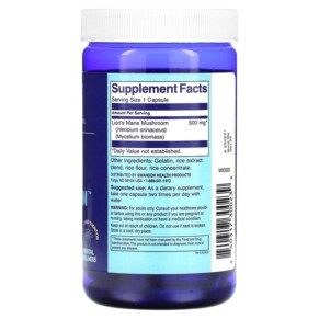Thành phần vi chất của Wellness Inside & Out Peace of Mind Mushroom 30 Capsules 840317300239