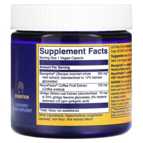 Thành phần vi chất của Wellness Inside & Out Put On Your Thinking Hat 30 Vegetarian Capsules 840317300093