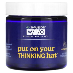 Thực phẩm chức năng Wellness Inside & Out Put On Your Thinking Hat 30 Vegetarian Capsules 840317300093