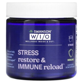 Thực phẩm chức năng Wellness Inside & Out Stress Restore & Immune Reload 30 Day Supply 840317300284