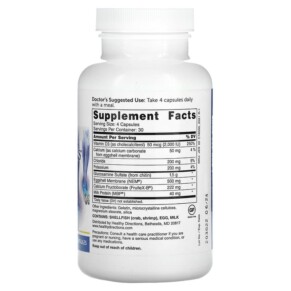 Thành phần vi chất của Whitaker Nutrition Joint & Bone Essentials 120 Capsules 678829213101