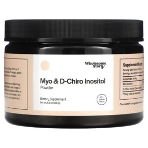 Thực phẩm chức năng Wholesome Story Myo & D-Chiro Inositol Powder 6.5 oz (185 g) 860003257876