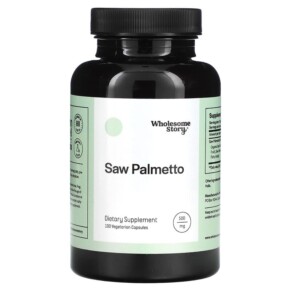 Thực phẩm chức năng Wholesome Story Saw Palmetto 500 mg 100 Vegetarian Capsules 860003257890