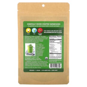 Thành phần vi chất của Wilderness Poets LLC Kale Powder 3.5 oz (99 g) 855434006704