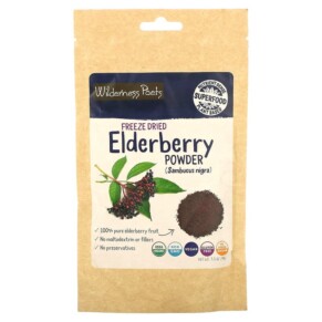 Thực phẩm chức năng Wilderness Poets LLC Organic Freeze Dried Elderberry Powder 3.5 oz (99 g) 855434006902