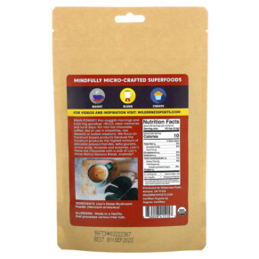 Thành phần vi chất của Wilderness Poets LLC Organic Lions Mane Mushroom Powder 3.5 oz (99 g) 850028415153