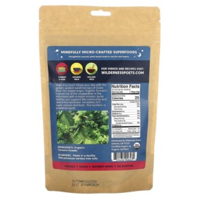 Thành phần vi chất của Wilderness Poets LLC Organic Turmeric From Costa Rica 8 oz (226 g) 855434006230