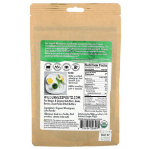 Thành phần vi chất của Wilderness Poets LLC Organic Wheatgrass Juice Powder 3.5 oz (99 g) 855434006995