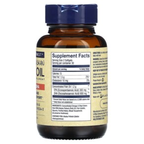 Thành phần vi chất của Wiley's Finest Wild Alaskan Fish Oil 60 Softgels 857188004524