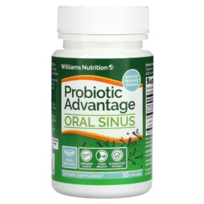 Thực phẩm chức năng Williams Nutrition Probiotic Advantage Oral Sinus Cinnamon 50 Lozenges 678829241173