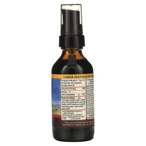 Thành phần vi chất của WishGarden Herbs Deep Lung & Bronchial Support 2 fl oz (59 ml) 656490104720