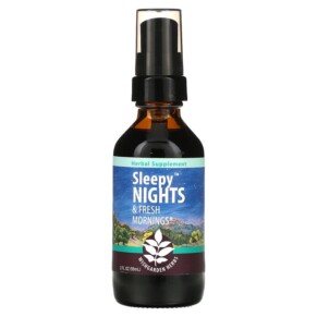Thực phẩm chức năng WishGarden Herbs Sleepy Nights & Fresh Mornings 2 fl oz (59 ml) 656490556727