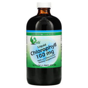 Thực phẩm chức năng World Organic Liquid Chlorophyll 100 mg 16 fl oz (474 ml) 726899590131