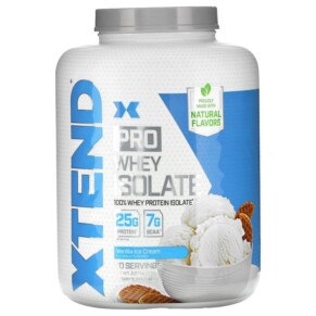 Thực phẩm chức năng Xtend Pro Whey Isolate Vanilla Ice Cream 5 lb (2.27 kg) 842595110944