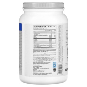 Thành phần vi chất của Xtend The Original 7G BCAA Blue Raspberry Ice 2.78 lb (1.26 kg) 181030000168