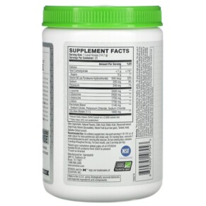 Thành phần vi chất của Xtend The Original 7G BCAA Natural Zero Blueberry Lemonade 13 oz (367.5 g) 842595107043