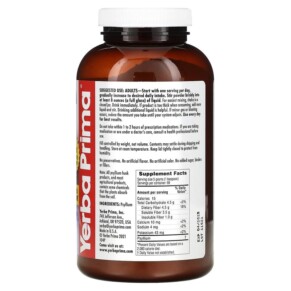 Thành phần vi chất của Yerba Prima Psyllium Husks Powder 12 oz (340 g) 046352001043