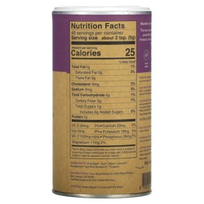 Thành phần vi chất của Your Super Forever Beautiful Superfood Smoothie Powder 7.05 oz (200 g) 8720256194934