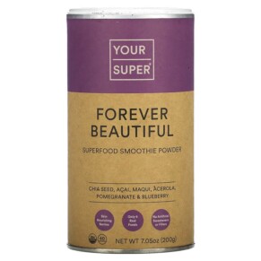 Thực phẩm chức năng Your Super Forever Beautiful Superfood Smoothie Powder 7.05 oz (200 g) 8720256194934