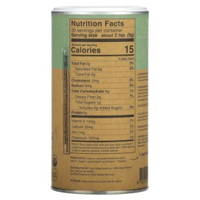 Thành phần vi chất của Your Super Gut Feeling Prebiotic Drink Powder 5.3 oz (150 g) 8720256194408