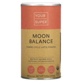 Thực phẩm chức năng Your Super Moon Balance Femme Cycle Latte Powder 7.05 oz (200 g) 8720256194286