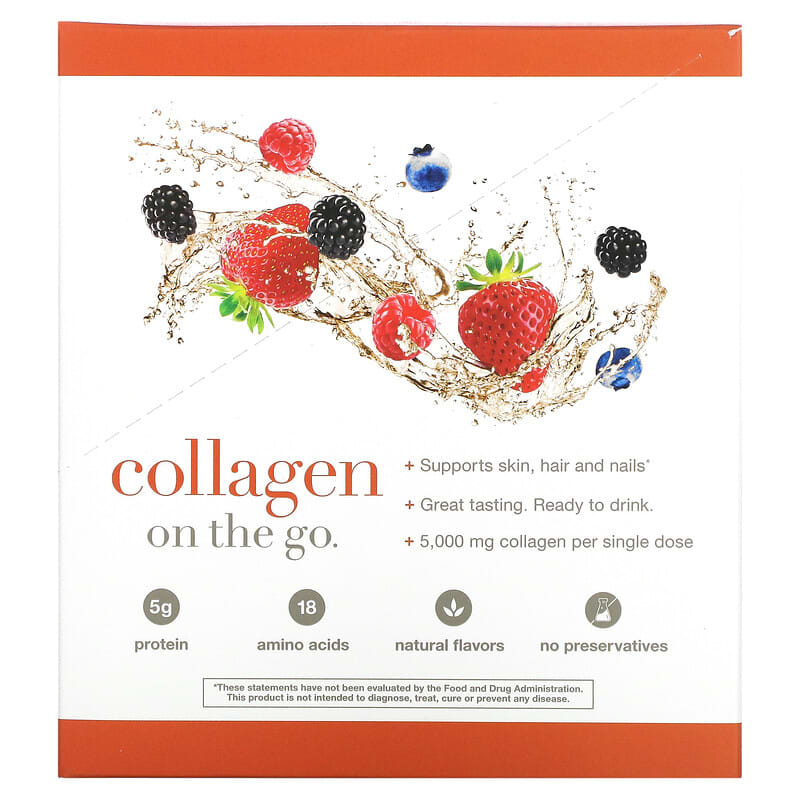 Youtheory Liquid Collagen Natural Berry 12 Liquid Tubes 1 fl oz (30 ml) Each 2 Thành phần vi chất của Youtheory Liquid Collagen Natural Berry 12 Liquid Tubes 1 fl oz (30 ml) Each 850502007539