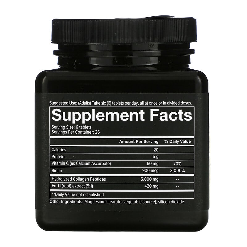 Youtheory Men's Collagen 160 Tablets 2 Thành phần vi chất của Youtheory Men's Collagen 160 Tablets 853244003524