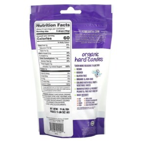 Thành phần vi chất của YumEarth Organic Vitamin C Drops Antioxidant Fruit 3.3 oz (93.6 g) 810165011502