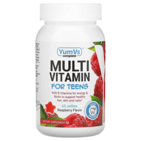 Thực phẩm chức năng Yum-Vs Multi Vitamin for Teens Raspberry 60 Jellies 899105001889