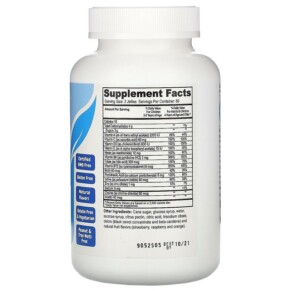 Thành phần vi chất của Yum-Vs Multi Vitamin with Minerals Delicious Fruit 120 Jellies 899105001681