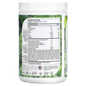 Thành phần vi chất của Zahler Core Greens 12.2 oz (345 g) 848998082512
