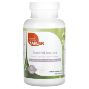 Thực phẩm chức năng Zahler Inositol 1.000 mg 120 Capsules 848998082529