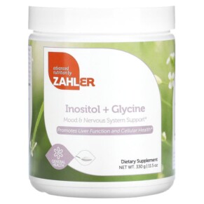 Thực phẩm chức năng Zahler Inositol + Glycine 11.5 oz (330 g) 848998082536