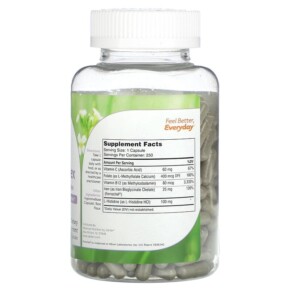 Thành phần vi chất của Zahler Iron Complex 250 Capsules 848998082659