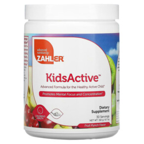 Thực phẩm chức năng Zahler KidsActive Advanced Formula for the Healthy Active Child Fruit Punch 6.7 oz (192 g) 848998081669