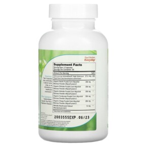 Thành phần vi chất của Zahler Myco5Defense Organic Mushroom Blend 60 capsules 848998082116