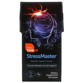 Thực phẩm chức năng Zahler StressMaster Relaxation Support Formula 120 Capsules 848998080792