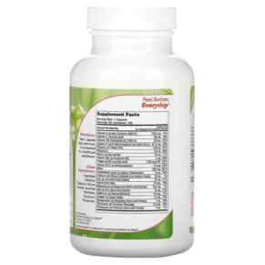 Thành phần vi chất của Zahler Total One Prenatal 120 Capsules 848998080877