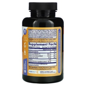 Thành phần vi chất của Zand Immunity Super C+ PM With Zinc/Vitamin D3 60 Tablets 041954142088